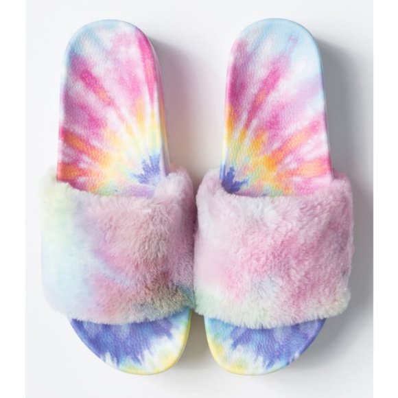Dolls Kill Shoes - 𝙇𝙖𝙨𝙩 𝙎𝙞𝙯 8 🖤Tie Dye Thick Platform Sandal